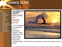 Tablet Screenshot of danceelite.net